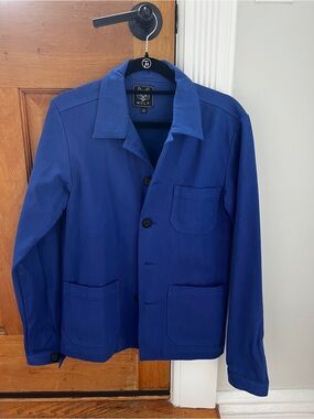 French Cotton Work Jacket - Blue